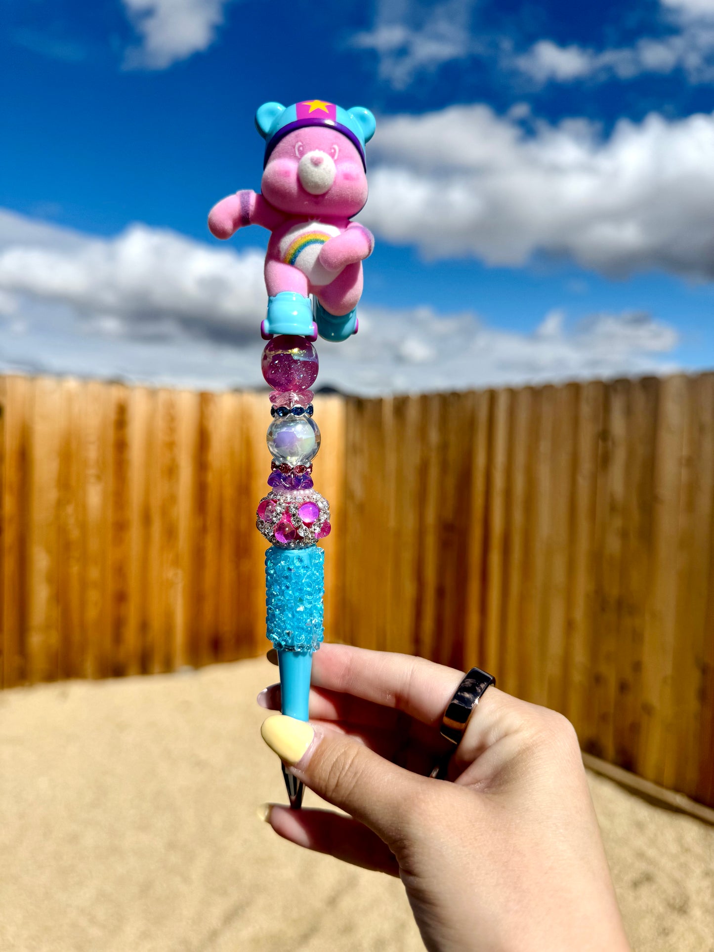 Premade Pink Bear Pen