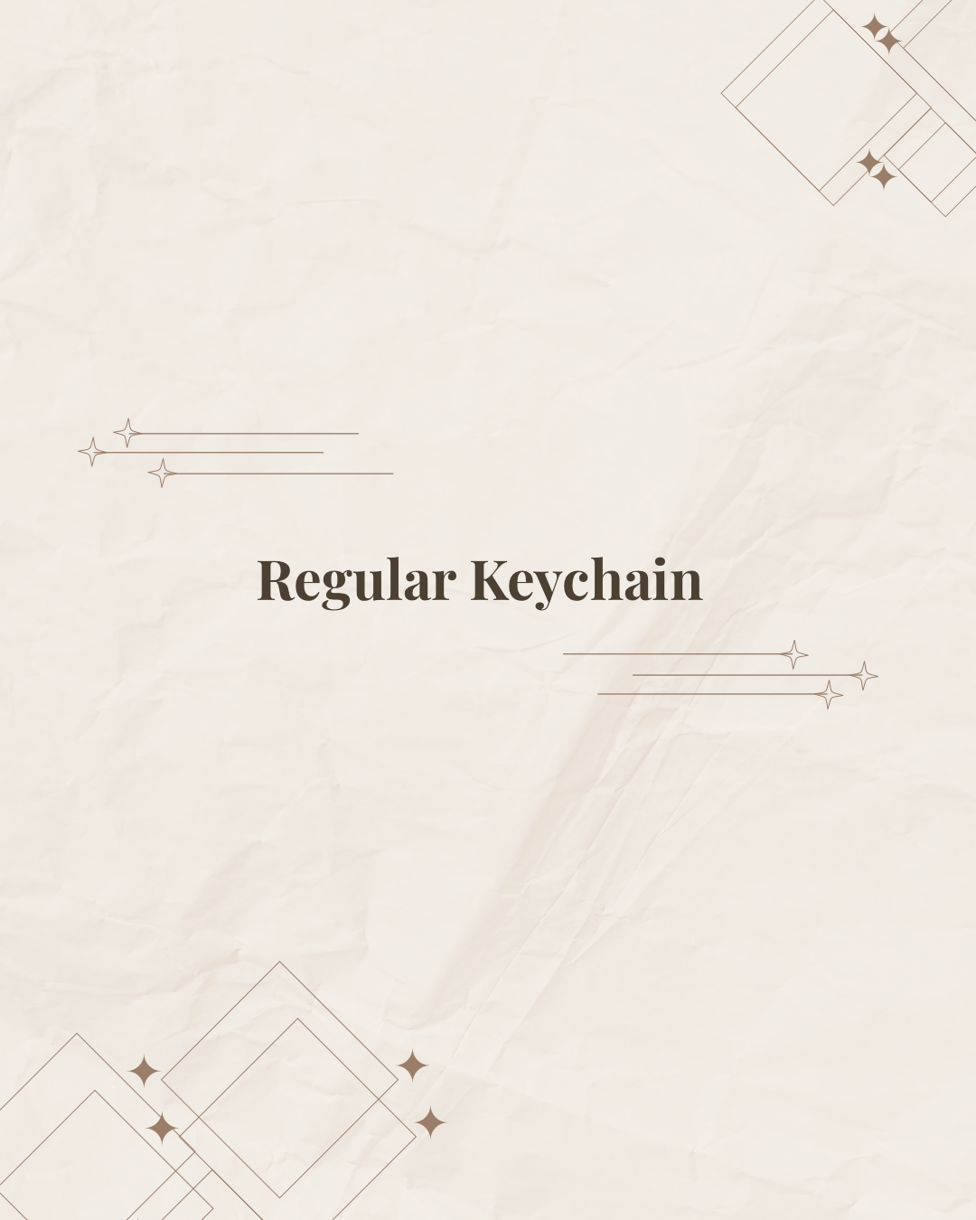 Regular Keychain