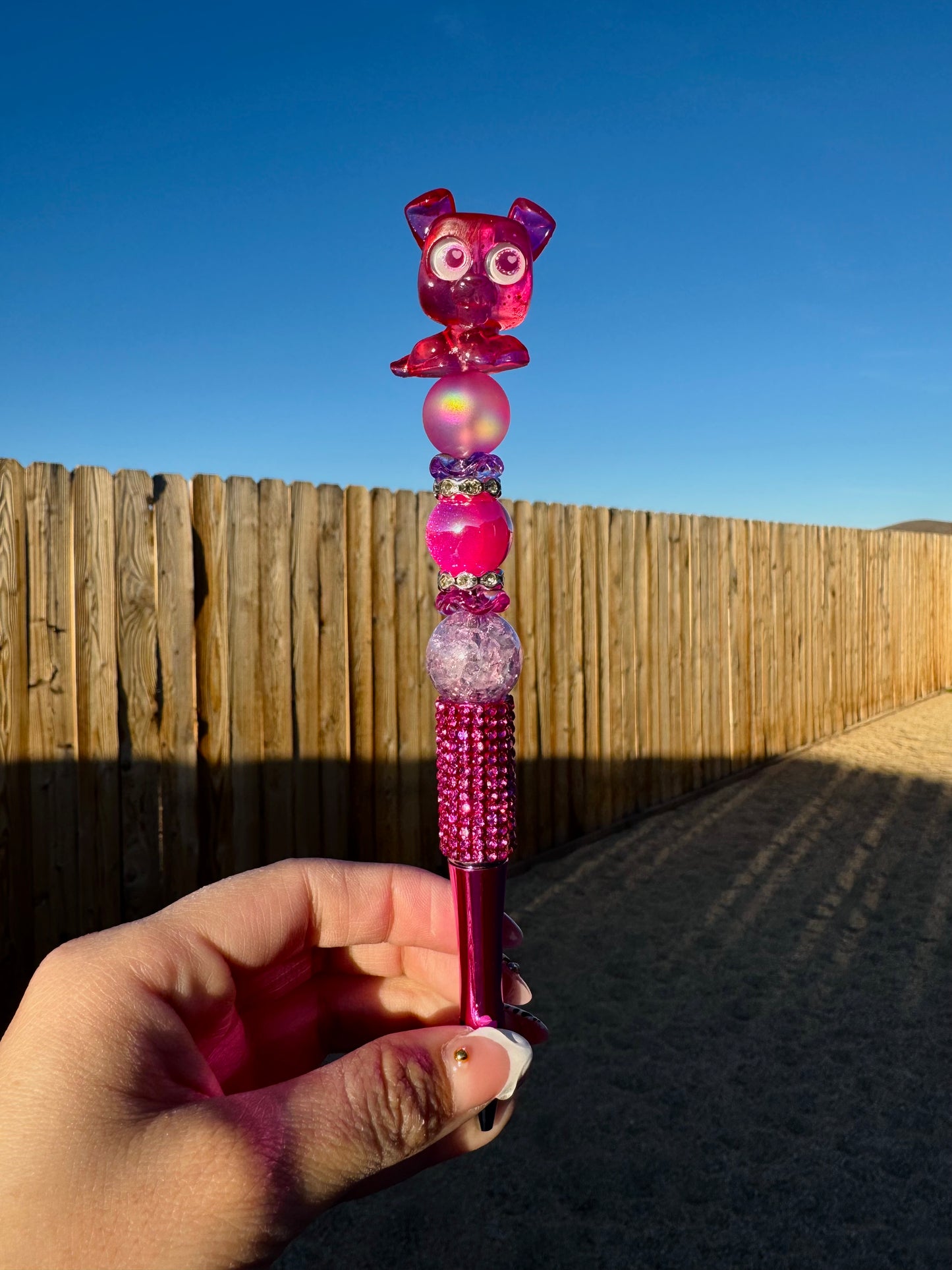Premade Pink Dog Pen