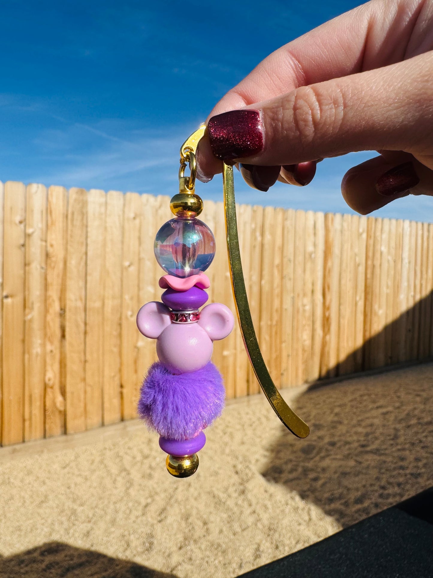 Premade Purple Bookmark