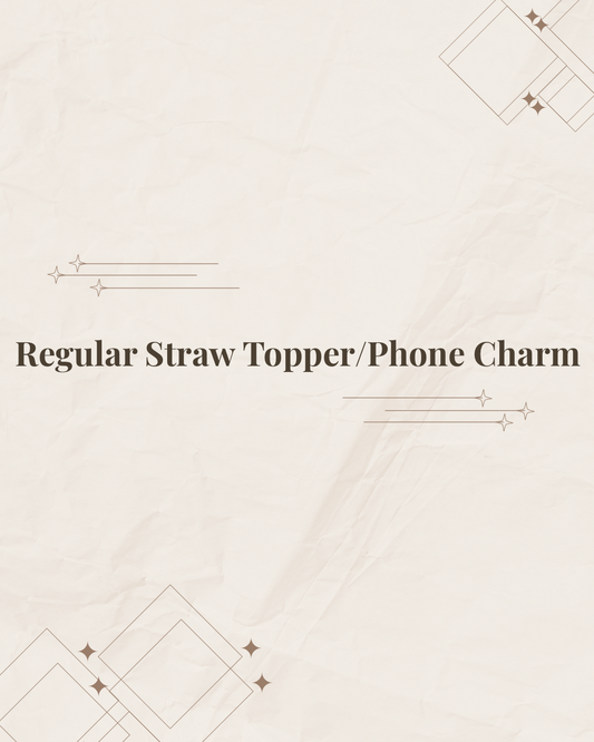 Regular Straw Topper/Phone Charm