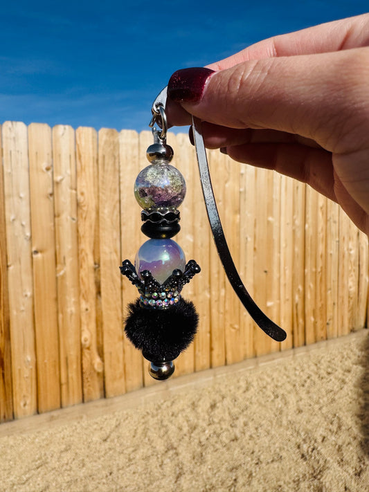 Premade Black Crown Bookmark
