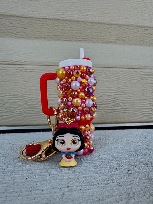 Premade Princess Mini Cup Keychain