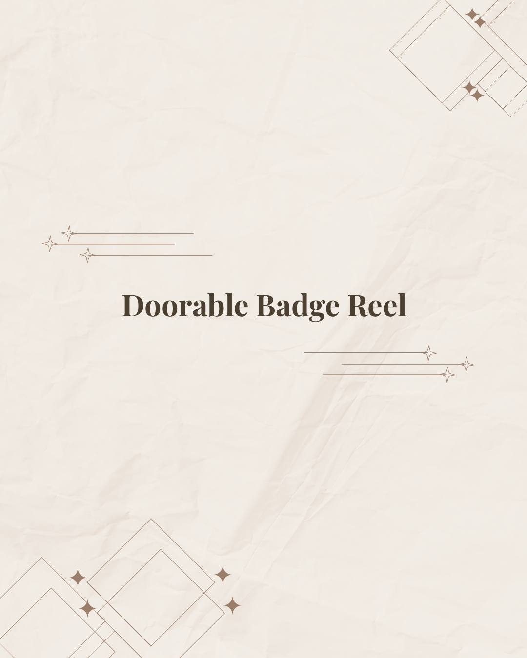 Doorable Badge Reel