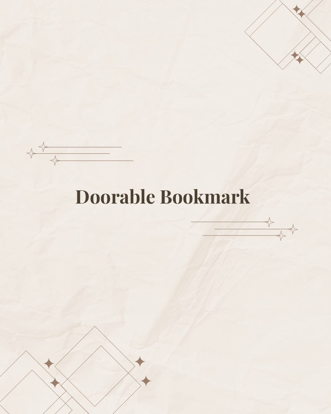 Doorable Bookmark