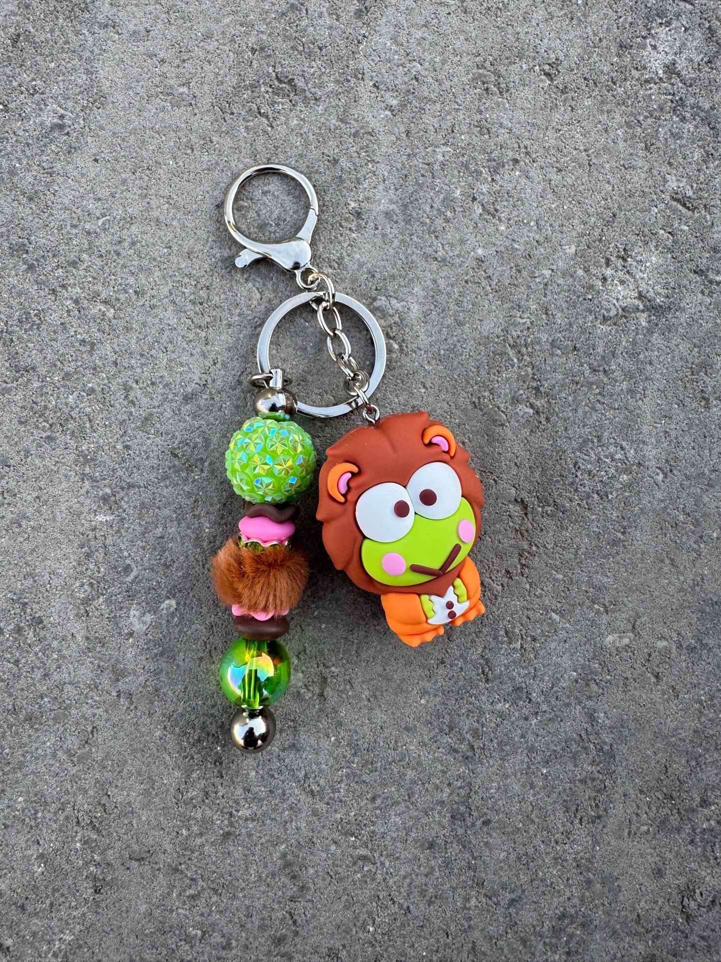 Premade Lion Keychain
