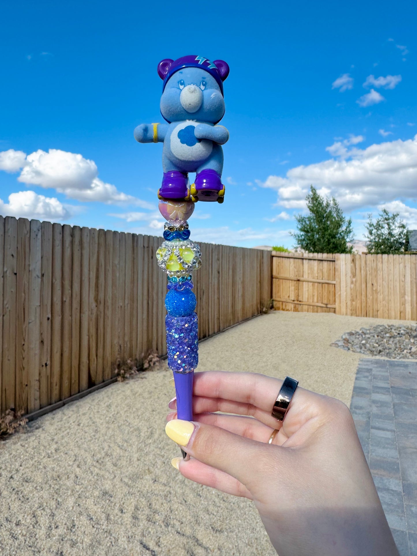 Premade Blue Bear Pen