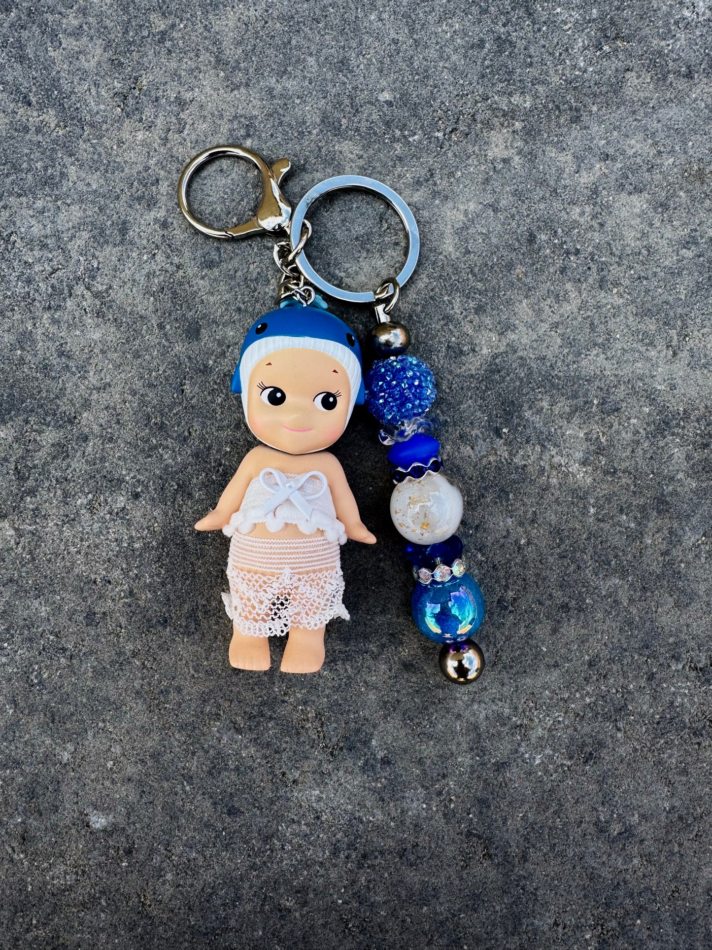 Premade Baby Whale Keychain