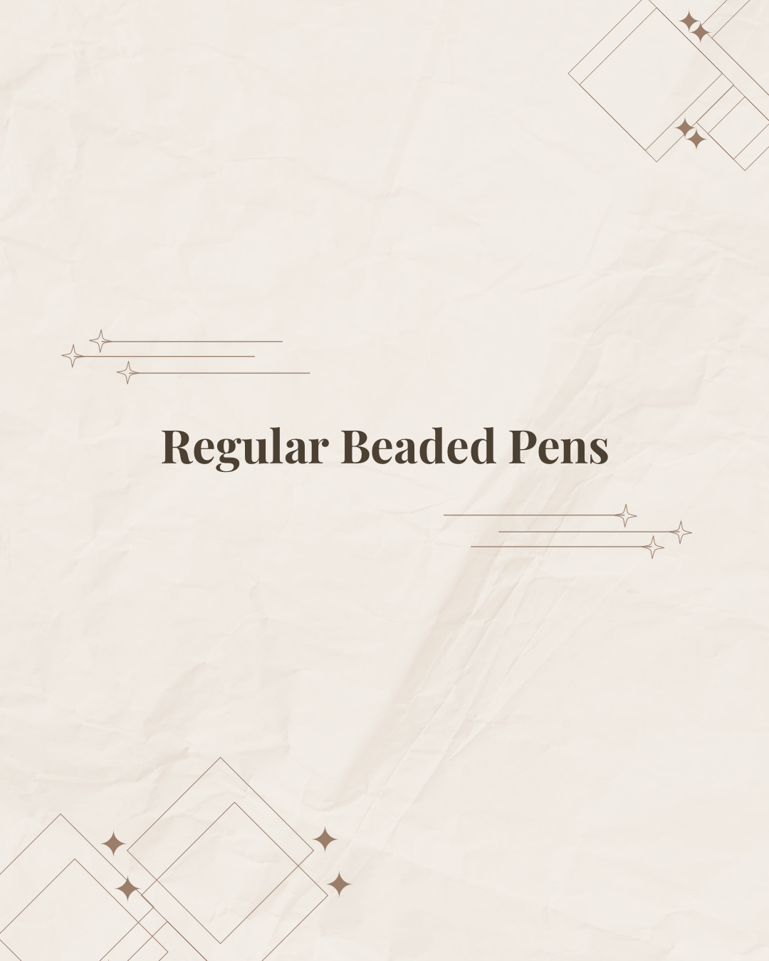 Regular Beaded Pens
